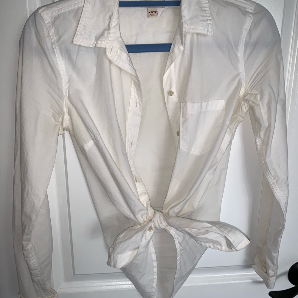 White Button Down Shirt